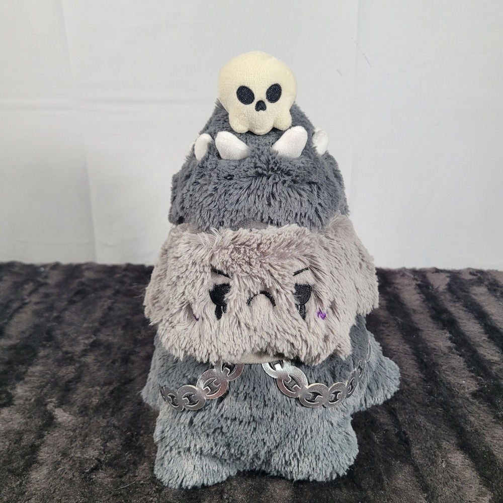 Squishable Goth Tree Plush Grey Skull Chain Gothic Emo Stuffed Animal